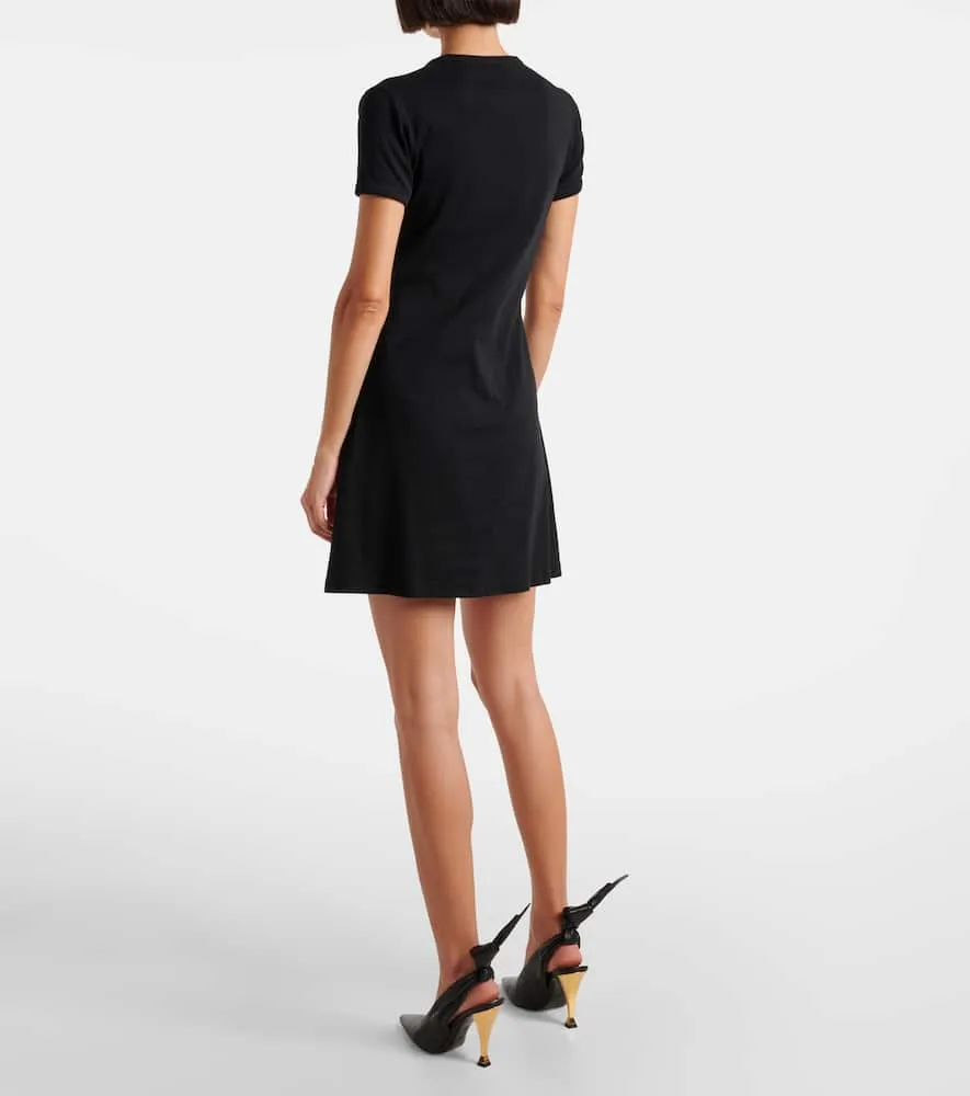 Courreges Logo cotton jersey T-shirt dress