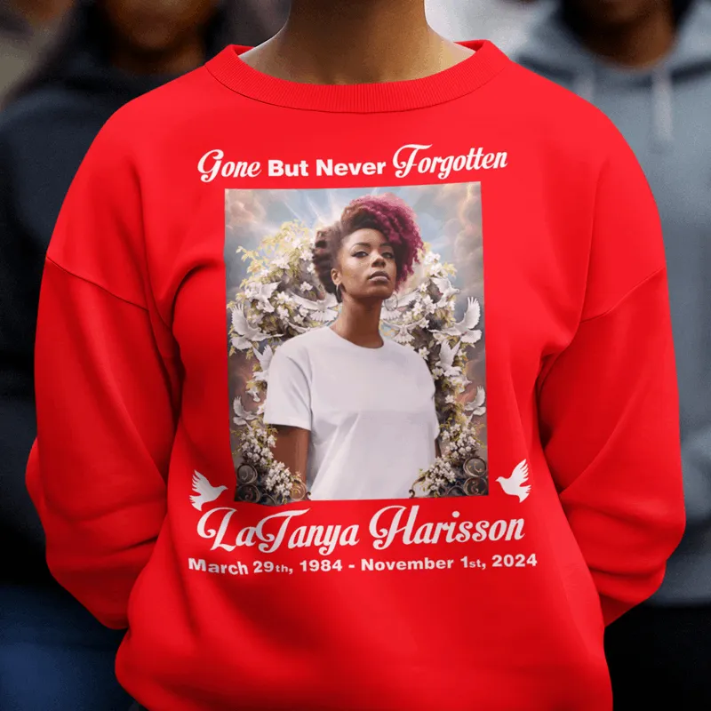 Custom Gone but never forgotten dove garden Memorial T-Shirts and hoodies, funeral t shirts, memorial day t shirt, RIP Shirts, Memorial Gift