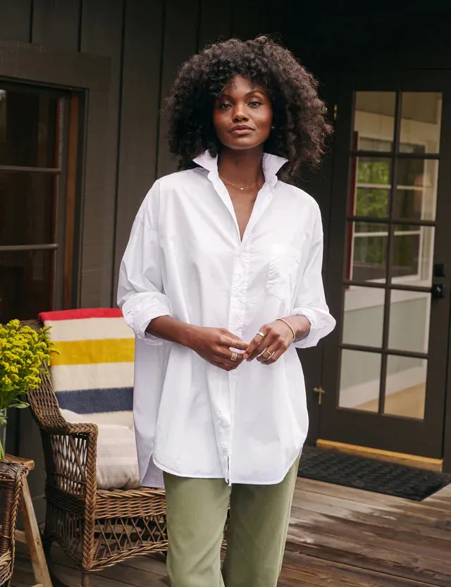Frank and Eileen Shirley Oversized Shirt in White