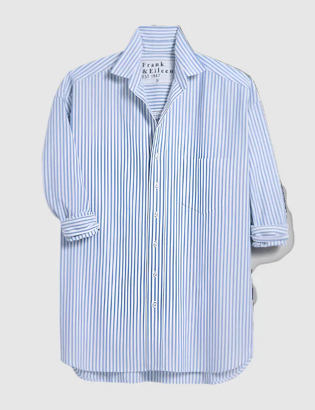 Frank and Eileen Shirley Shirt in Blue Stripe