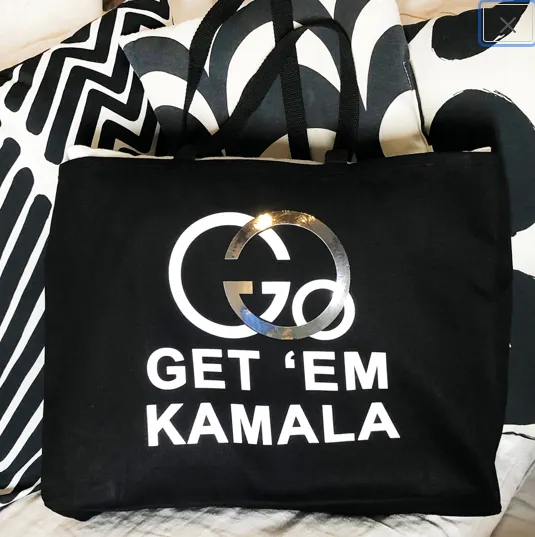 Go Get 'Em KAMALA Tote Bag - Harris Biden -Vice-President