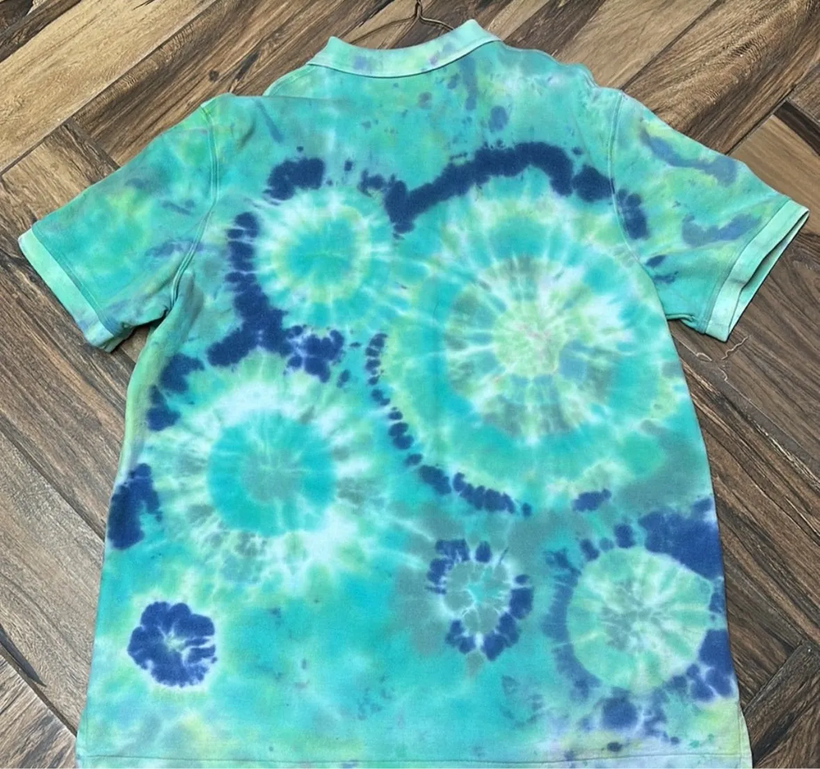 Men’s XXL Tye dye polo shirt