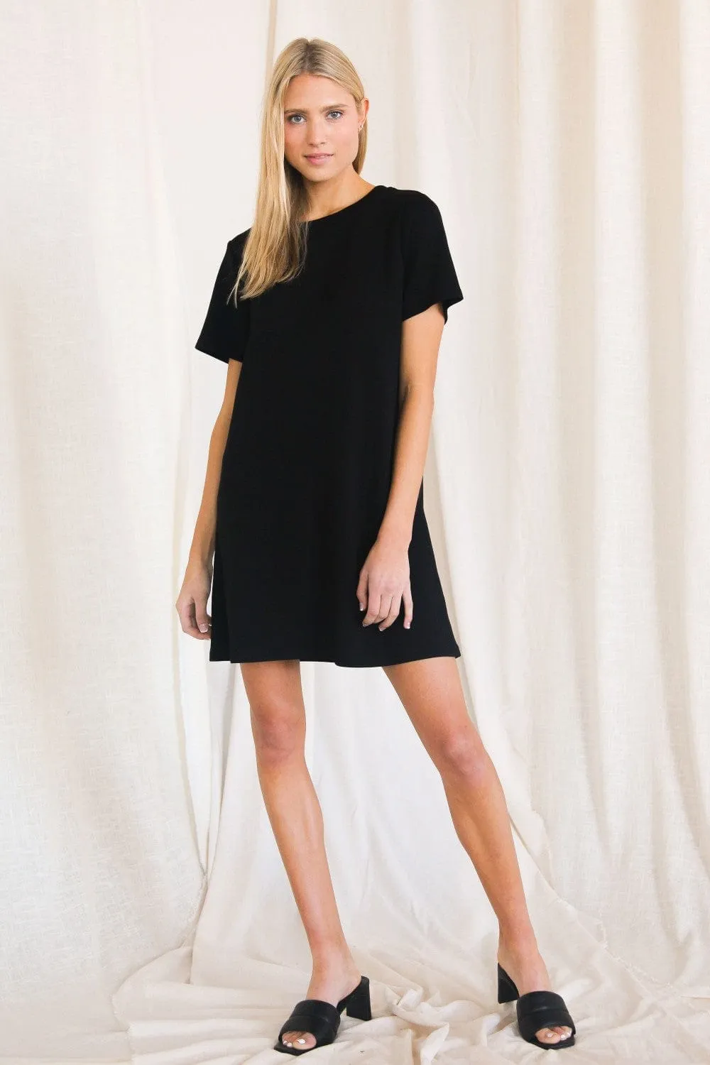 p cill Butter Modal Short Sleeve Dress