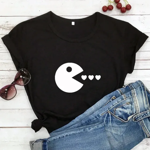 Pacman Funny Couples Shirts