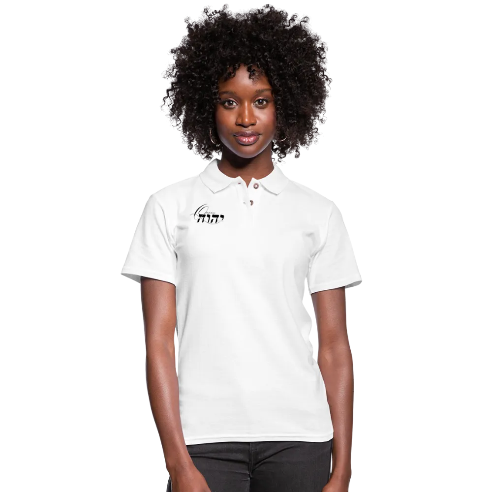 Queen YAHWEH Women's Pique Polo Shirt