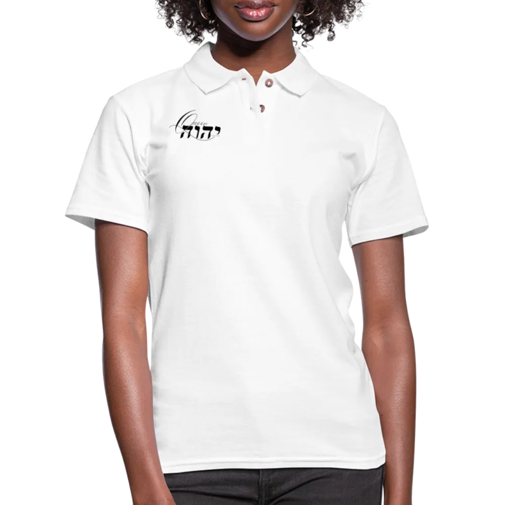 Queen YAHWEH Women's Pique Polo Shirt