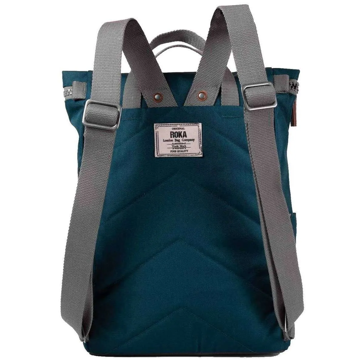 Roka Finchley A Medium Sustainable Canvas Backpack - Teal