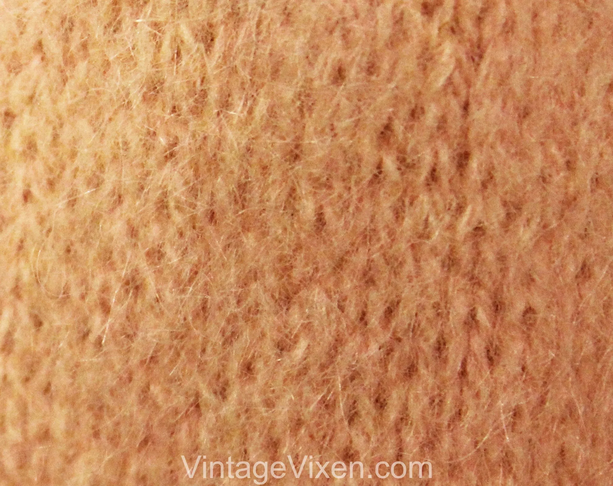 Size 6 Pink Mohair Cardigan - 1960s Small Pastel Open Front Sweater with Flower Bud Embroidery - Sweet Spring 60s Knitted Jumper - Bust 34