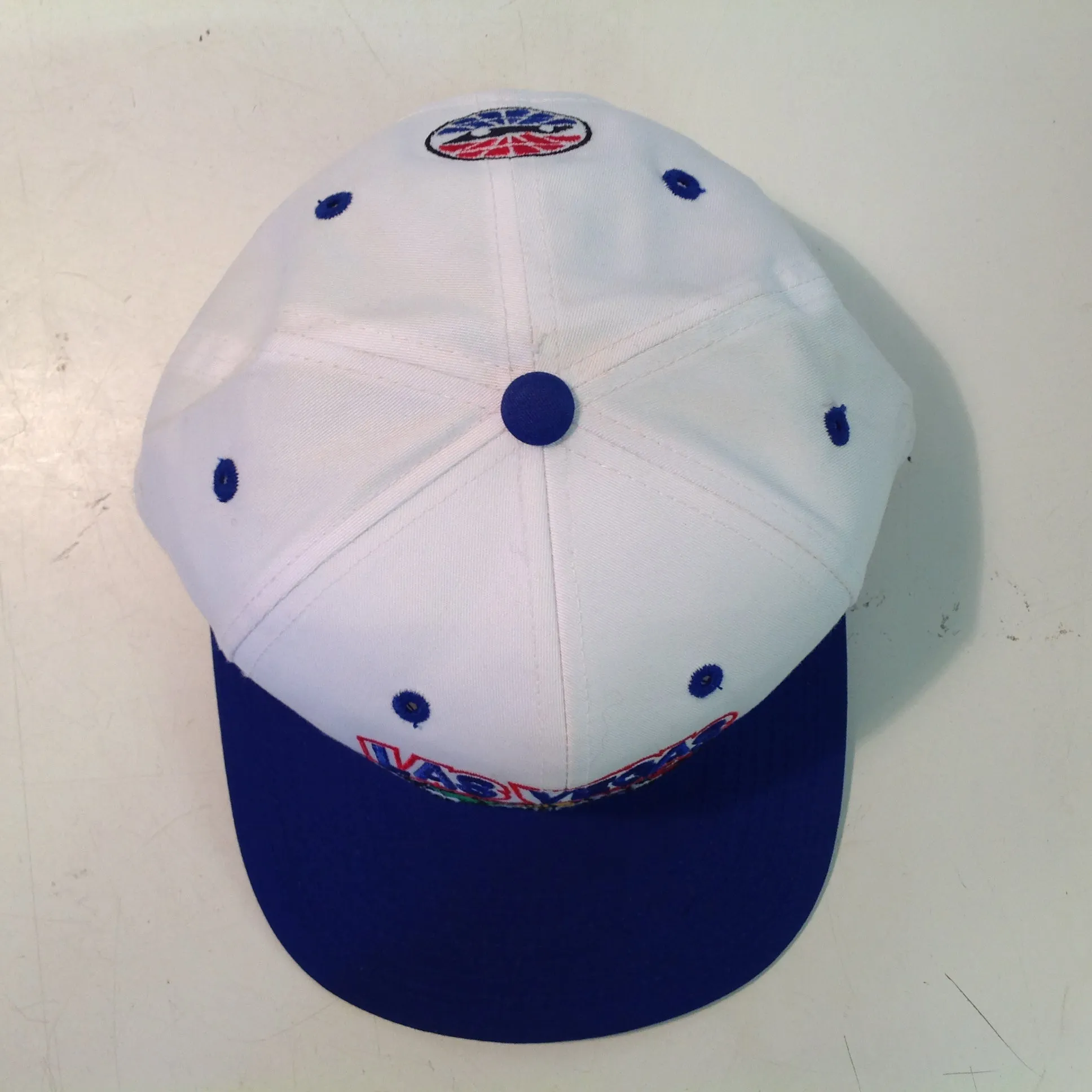 Vintage Speedway World Souvenir Las Vegas Motor Speedway White Baseball Cap