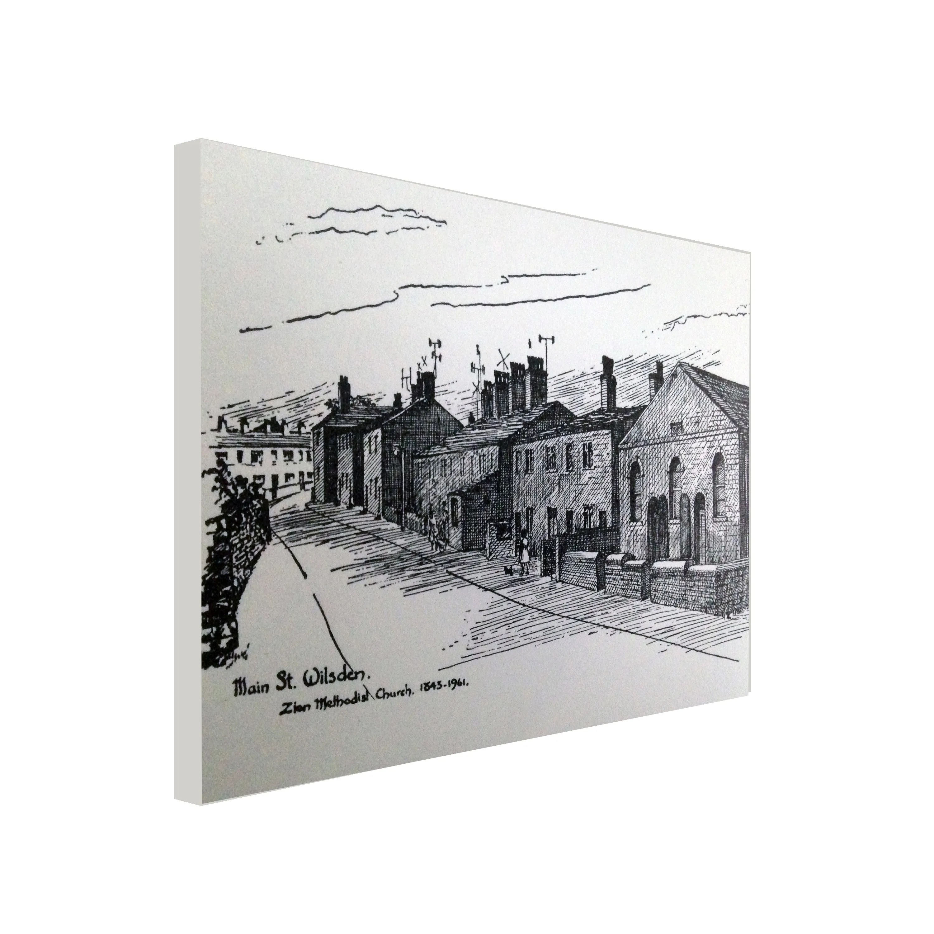 Zion Methodist Church Canvas Print