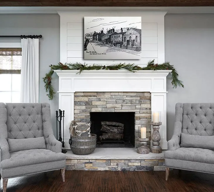 Zion Methodist Church Canvas Print